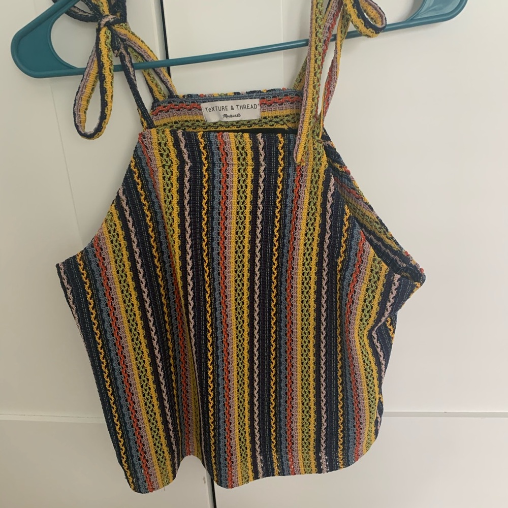 Madewell tie strap tank top